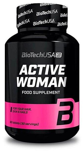 Минерально-витаминный комплекс BioTechUSA Active Woman (60 таблеток)