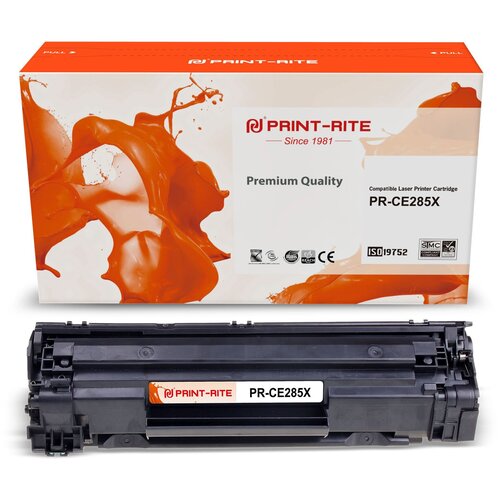 Картридж лазерный Print-Rite TFHBEABPU1J PR-CE285X CE285X черный (3000стр.) для HP LJ M1130 MFP/ M1132MFP Pro/P1102s Pro/ P1103 Pro набор картриджей cactus cs ce285x mps 2 черный 3000 страниц совместимый для lj m1130 mfp m1132mfp pro p1102s pro p1103 pro
