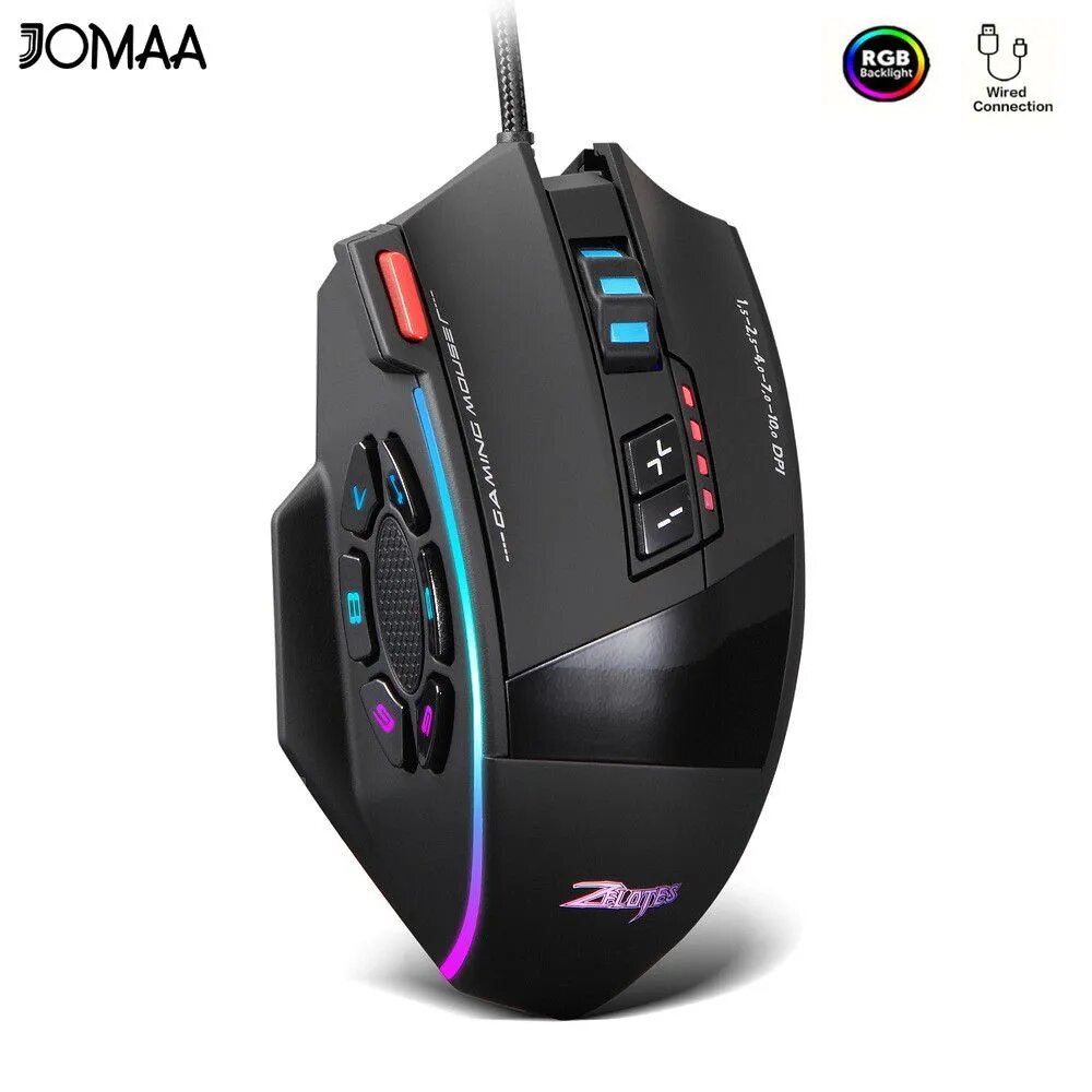 JOMAA Игровая мышь проводная MOU37RUAA, черный