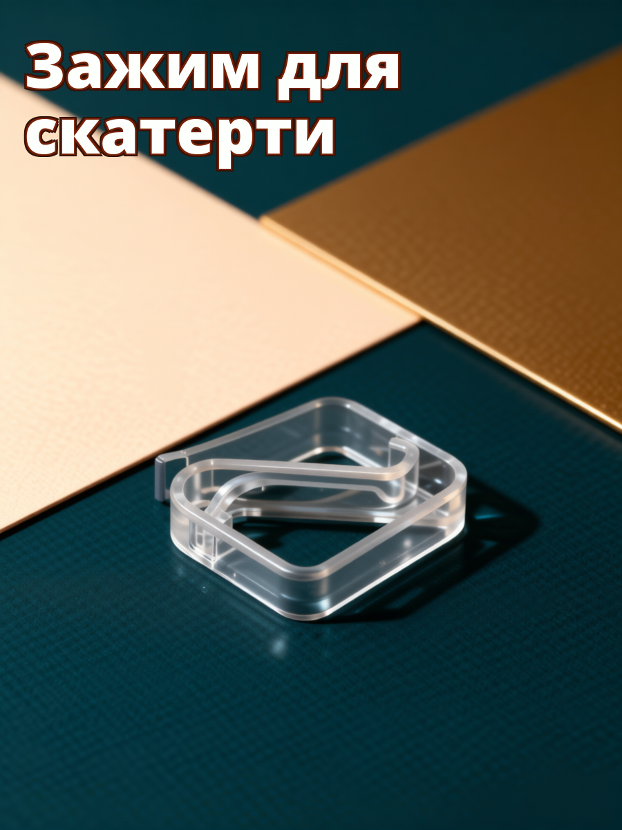 12 Штук Прозрачные Прищепки Для Скатерти Из Акрила Устойчивые К Воде И Износу Размер 4 80X3 90X1 50Cm