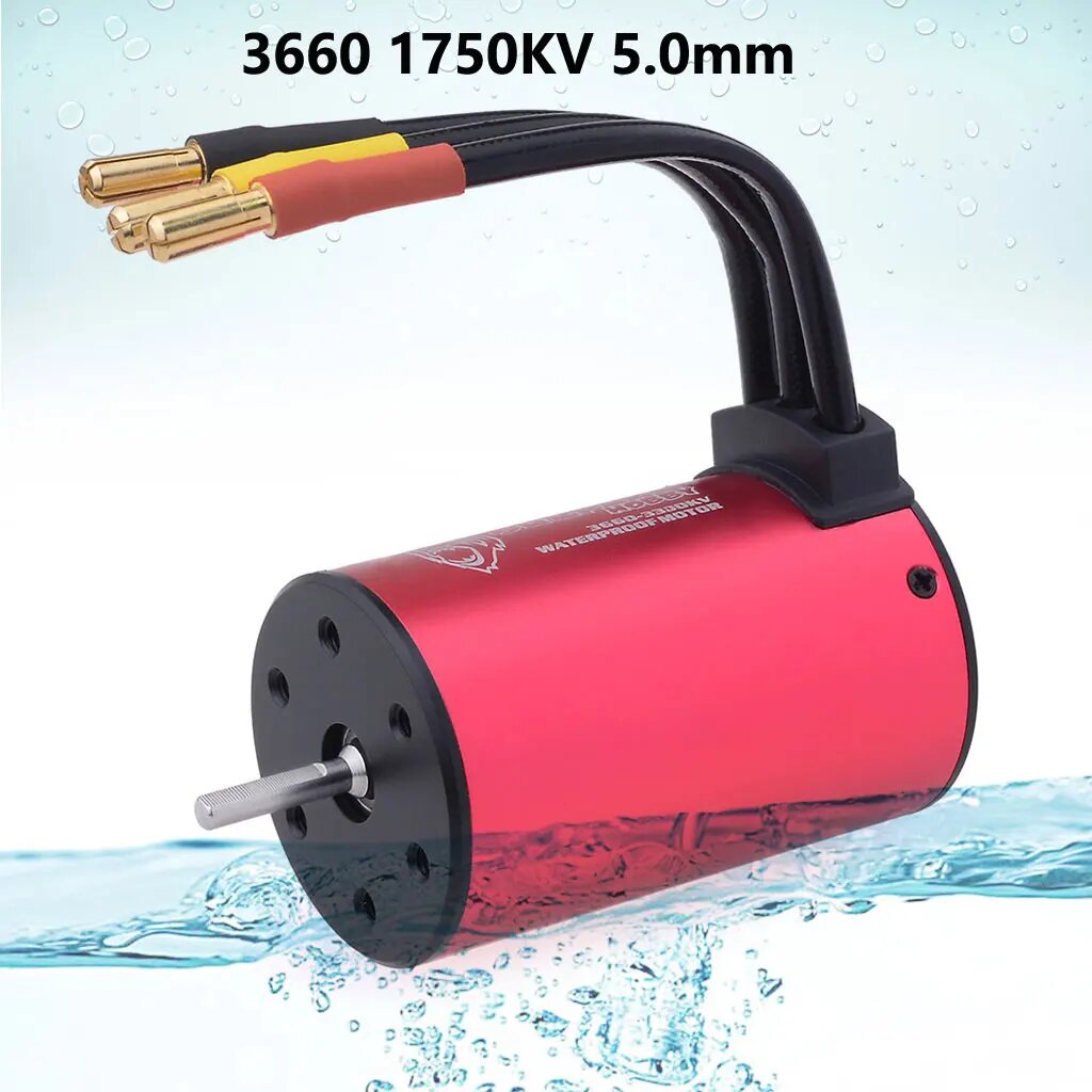 Водонепроницаемый мотор Surpass Hobby 3660 1750KV 5mm