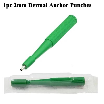 Дермальные якоря BOG из хирургической стали 316L для пирсинга 2mm Dermal Punches