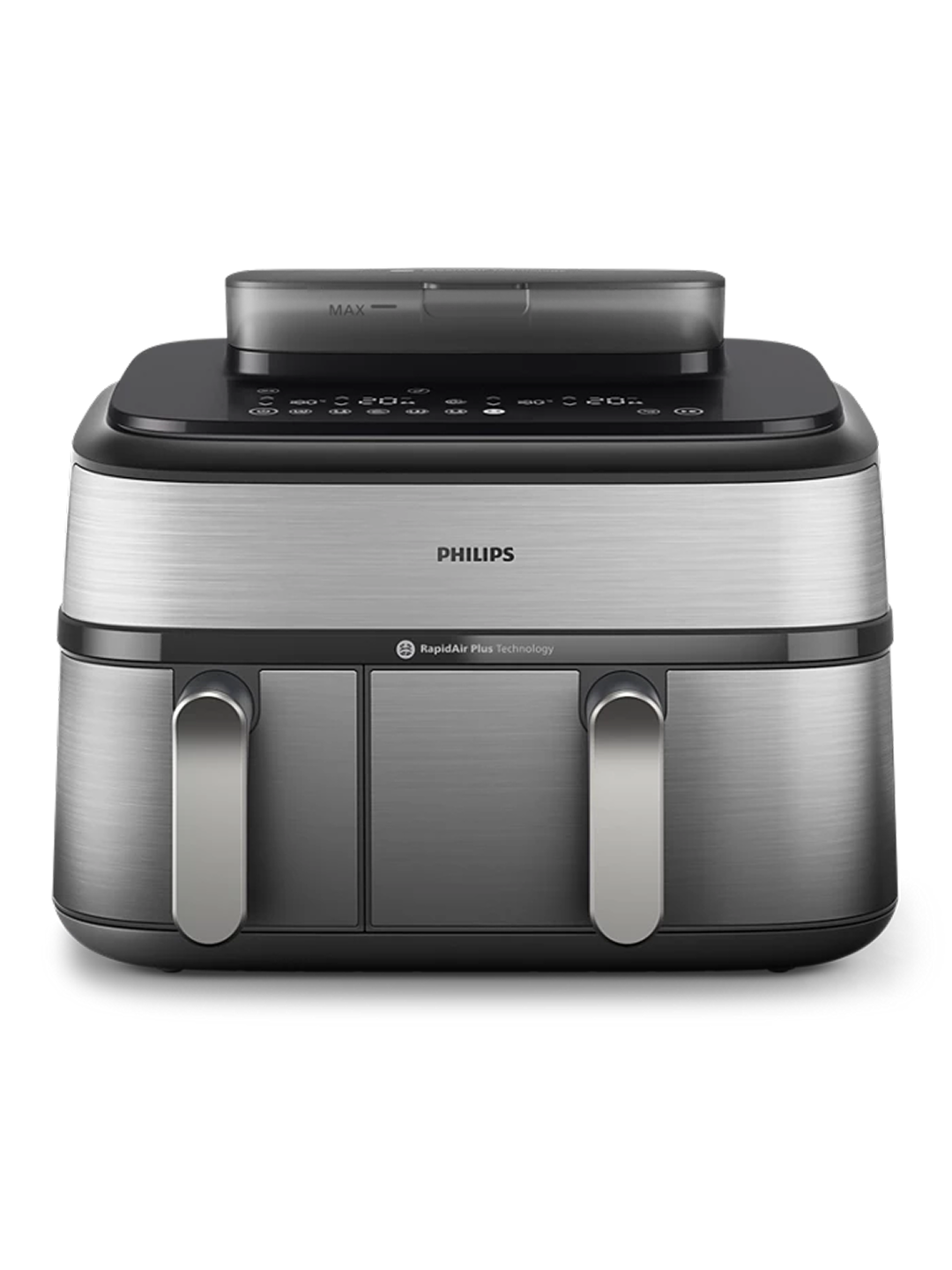 Аэрогриль Philips NA555 RapidAir Plus, двойная корзина, мощность 2750Вт, 9л