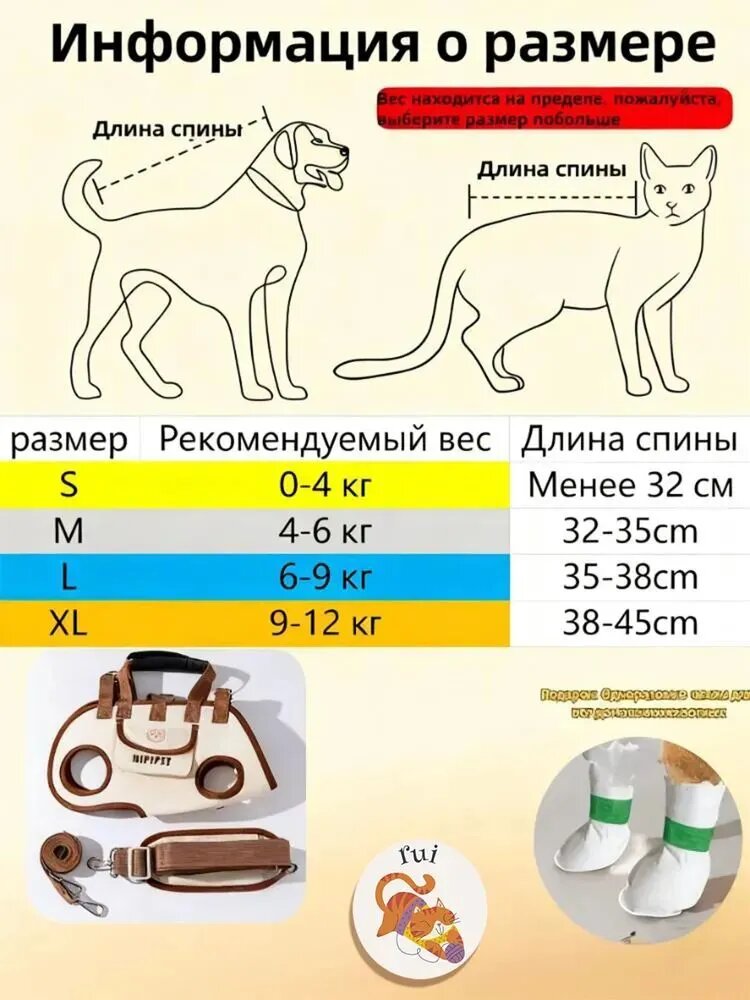 Переноска для собак и кошек HIPIPET, сумка для переноски домашних животных, с плечевым ремнем — фото 1