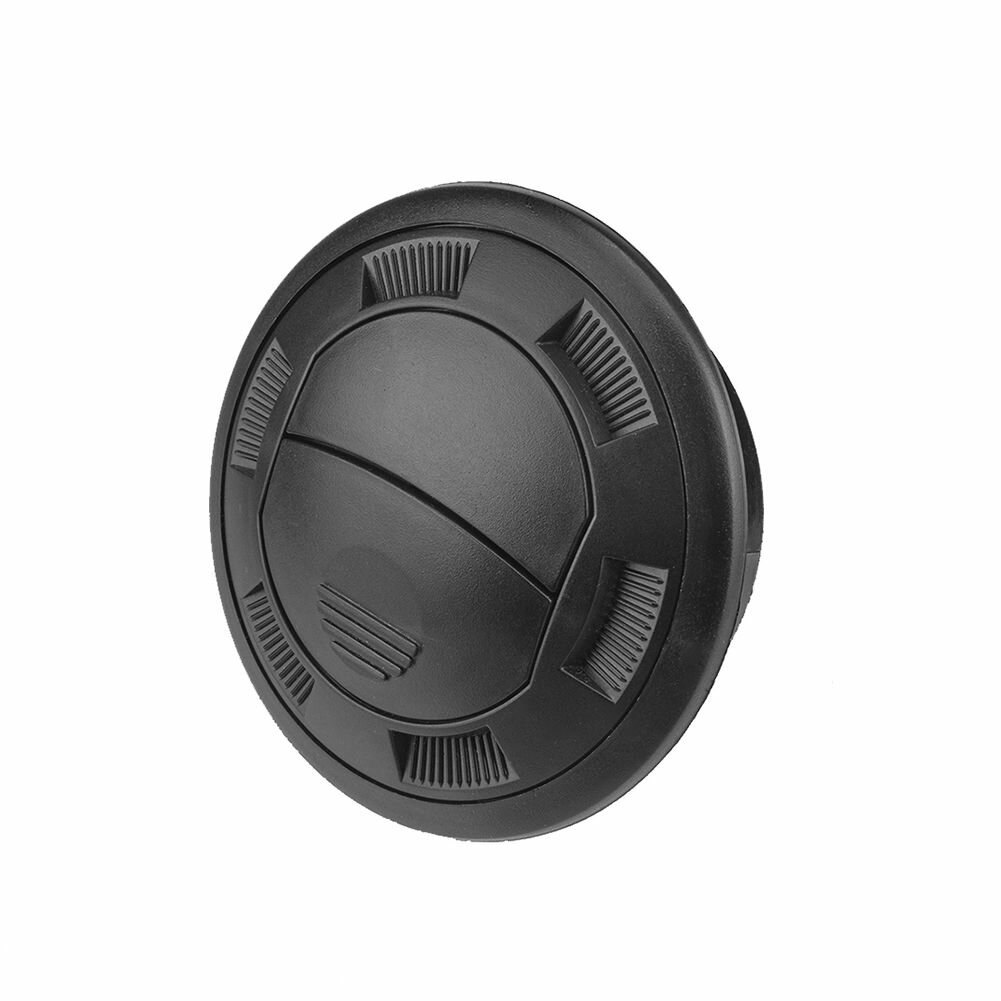 Регулируемый вентиляционный выход 100 мм (монтаж Ø75 мм) для кондиционера автобусов и микроавтобусов, чёрный с шестигранной решёткой