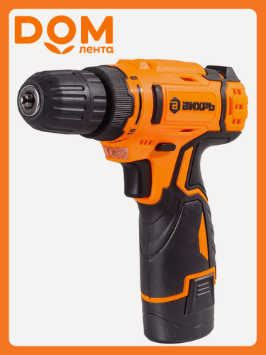 Изображение товара Дрель-шуруповёрт вихрь "ДА-12-1", Li-Ion, 12В, 2Ач, быстрозажимной