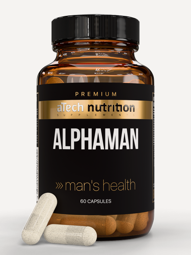 Изображение товара Комплекс для мужчин aTech Nutrition Premium, для повышения тестостерона, ALPHAMAN 60 капсул