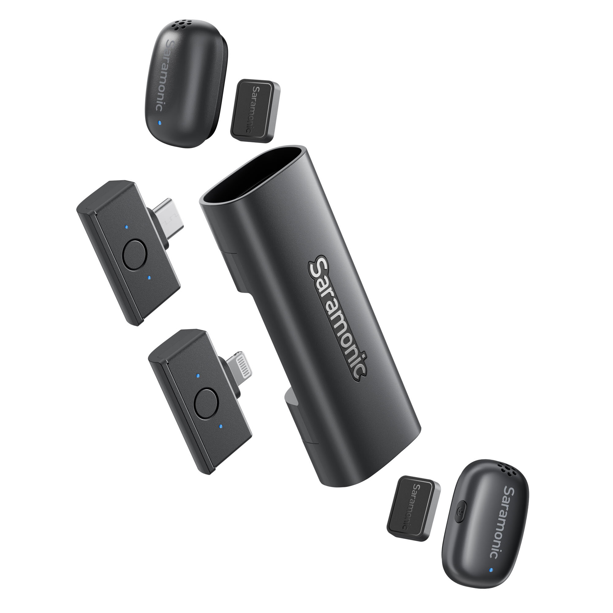 Радиосистема Saramonic Air SE-02 (TX+TX+RX+RX) 2 приёмника + 2 передатчика, для USB Type-C/Lightning