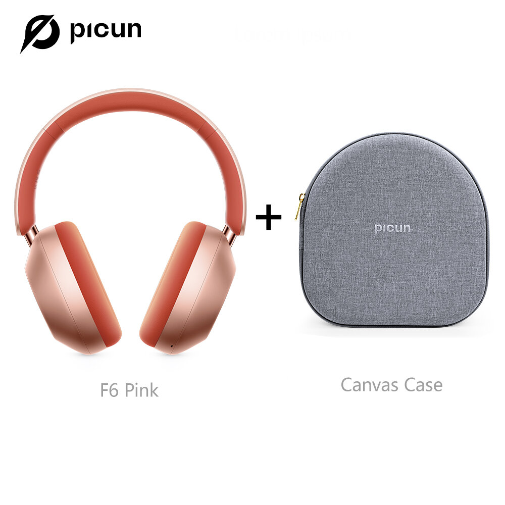 Беспроводные наушники Picun F6 с активным шумоподавлением Bluetooth-гарнитура Hi-Res ANC Head Tracking 3D Audio