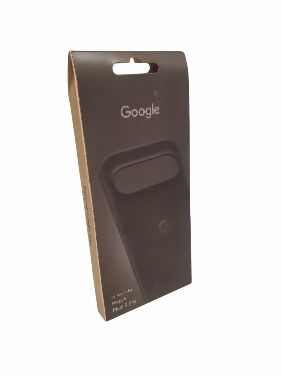 Чехол Google Pixel 9/9 Pro "Obsidian", силиконовый, матовый, чёрный — фото 1