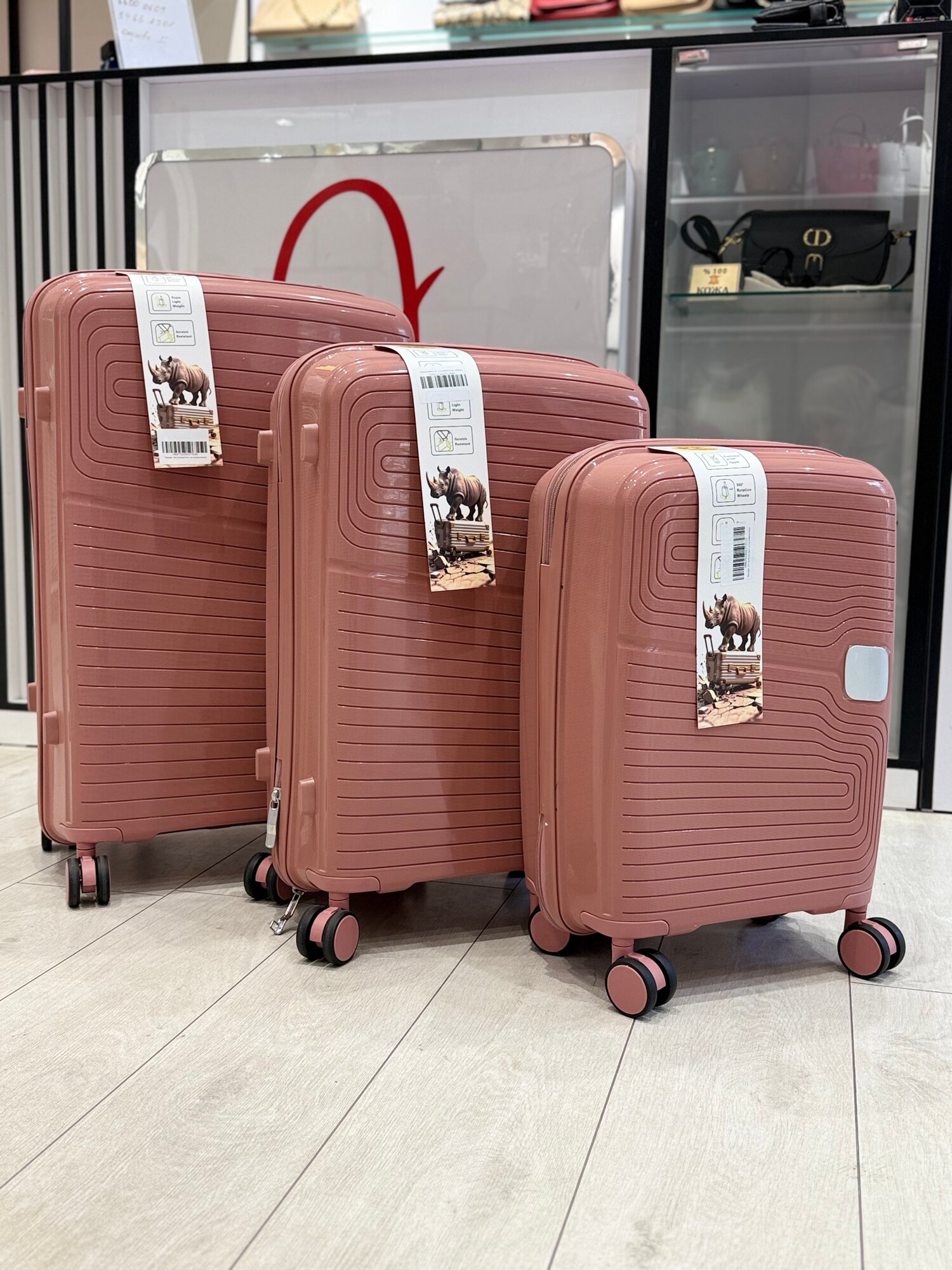 Умный чемодан , розовый, — фото 1