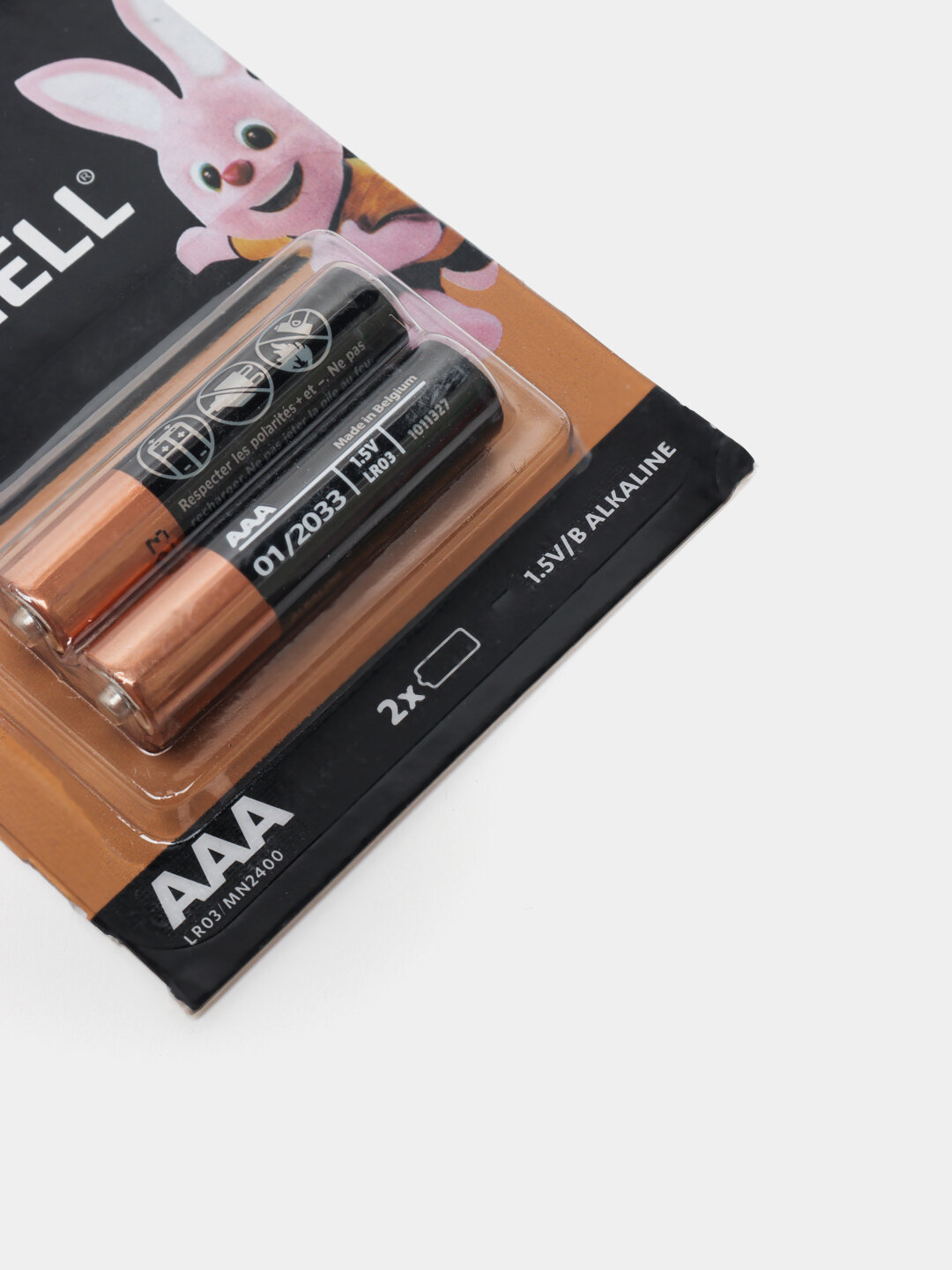 Батарейки Duracell, AAA, щелочные, для пульта, для часов, 1.5 В, 2 шт. — фото 1