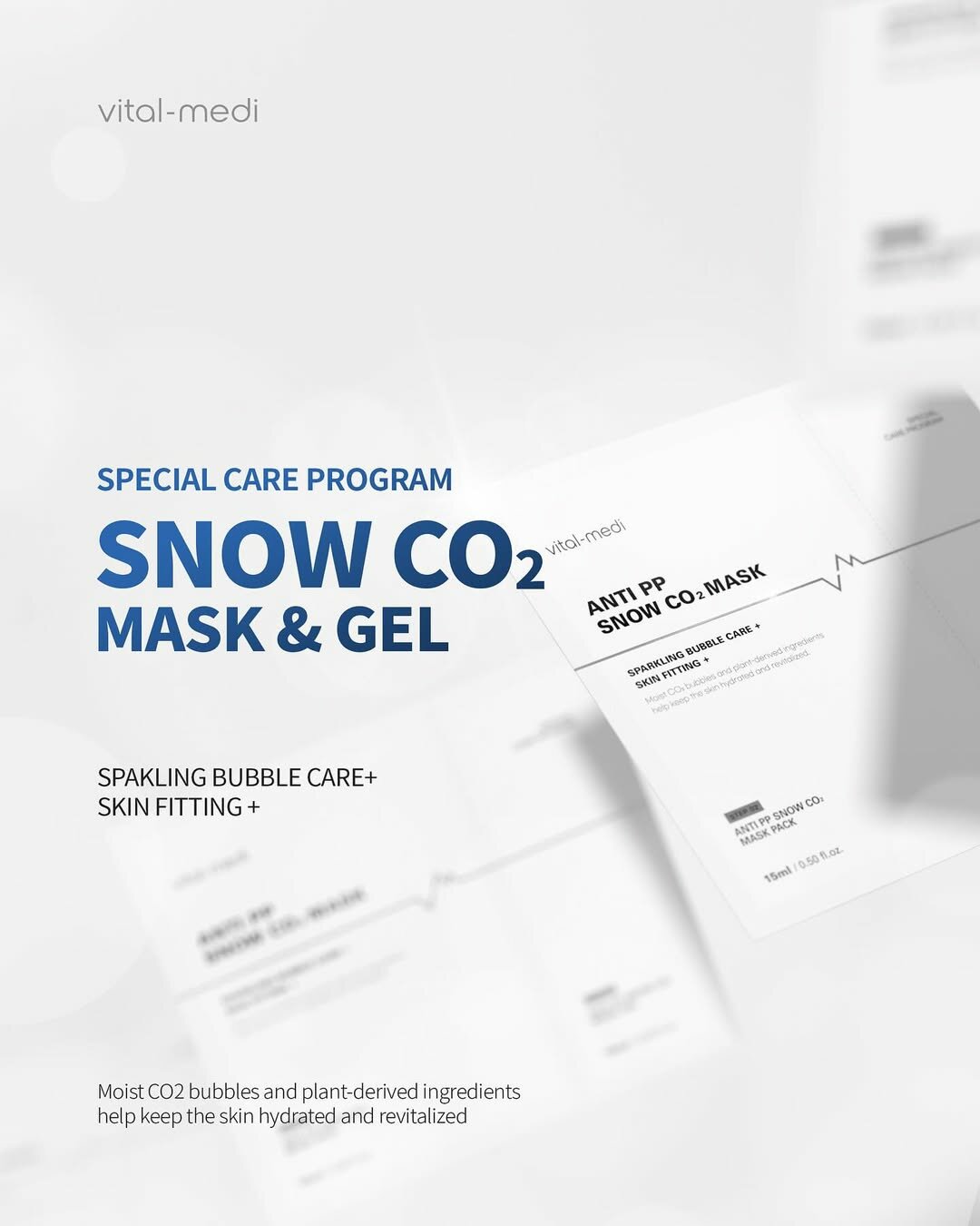 Пузырьковая маска Vital-Medi "ANTI PP", CO₂, для лица, увлажнение, очищение, 5 шт в упаковке