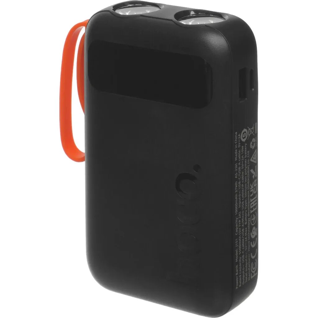 Внешний аккумулятор (Power Bank) Hoco J151, 10000мAч, черный [53350]