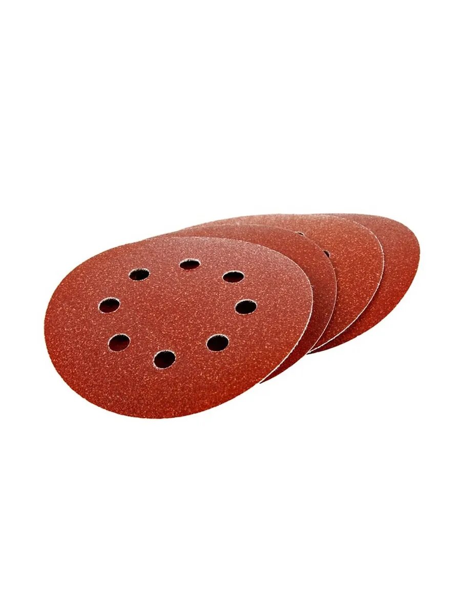 Круг абразивный 70686 Р150 125 мм на ворсовой основе 5 шт.