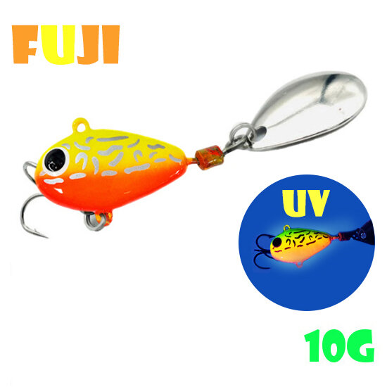 Блесна Тейл-Спиннер для рыбалки Uf-Studio Hurricane 10g #Gria Fuji