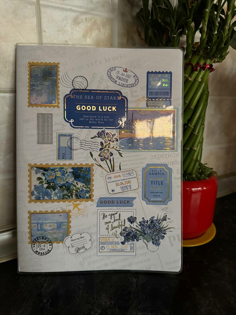 Тетрадь A4, клетка, плотная обложка, для офиса, учебы, школы