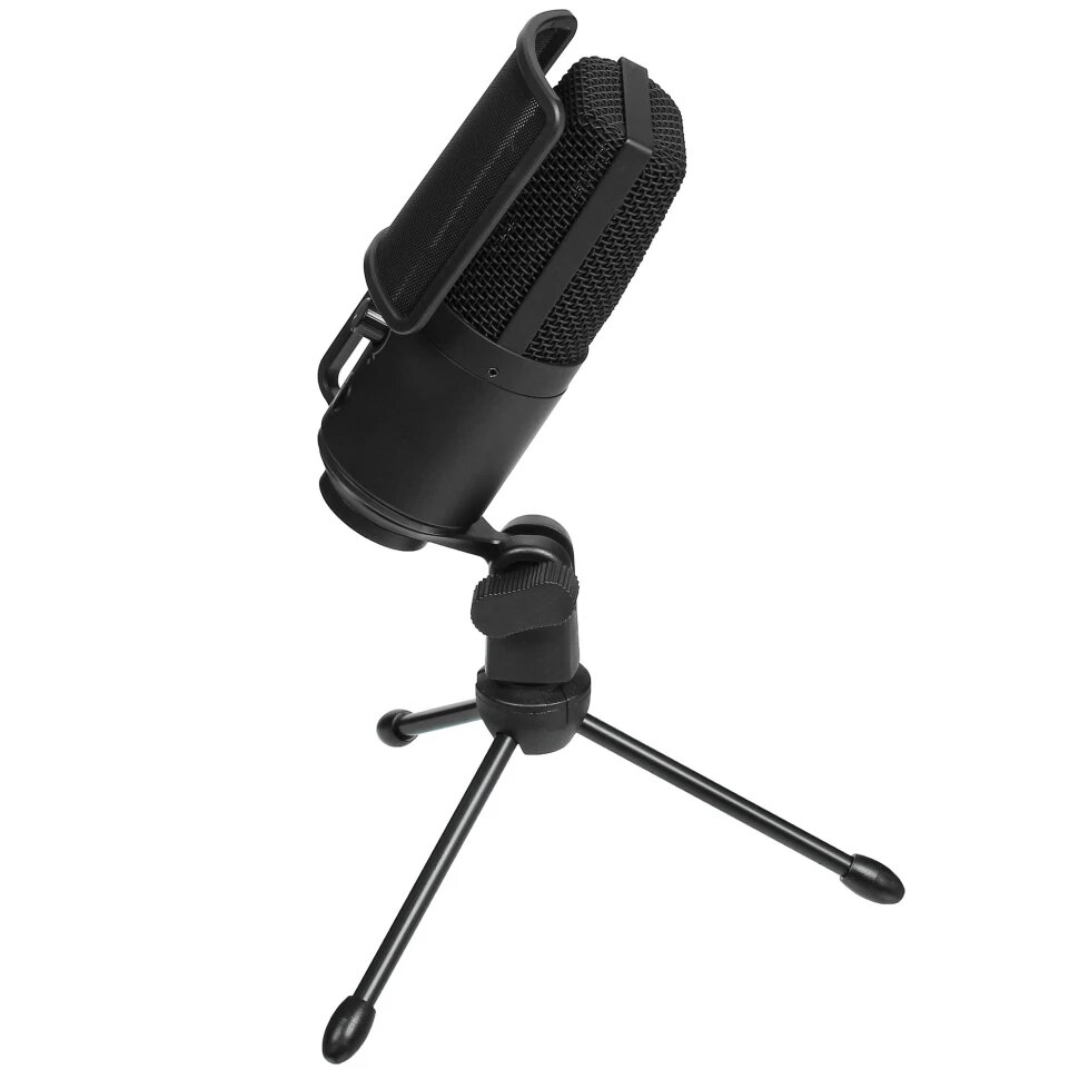 Микрофон Fifine K669 PRO1, проводной, настольный, USB Type-C, черный — фото 1