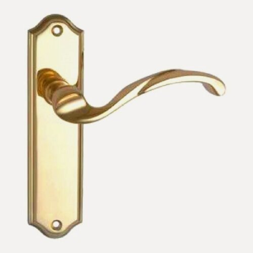 Изображение товара Ручки межкомнатные на планке под 47 механизм MSM 160 M PB цвет: золото