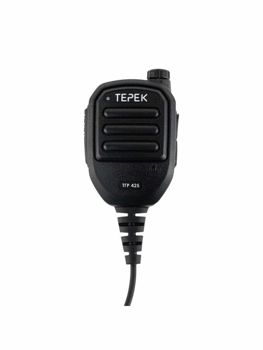Микрофон ТГР-425 для рации Терек тангента универсальная с усилением звука