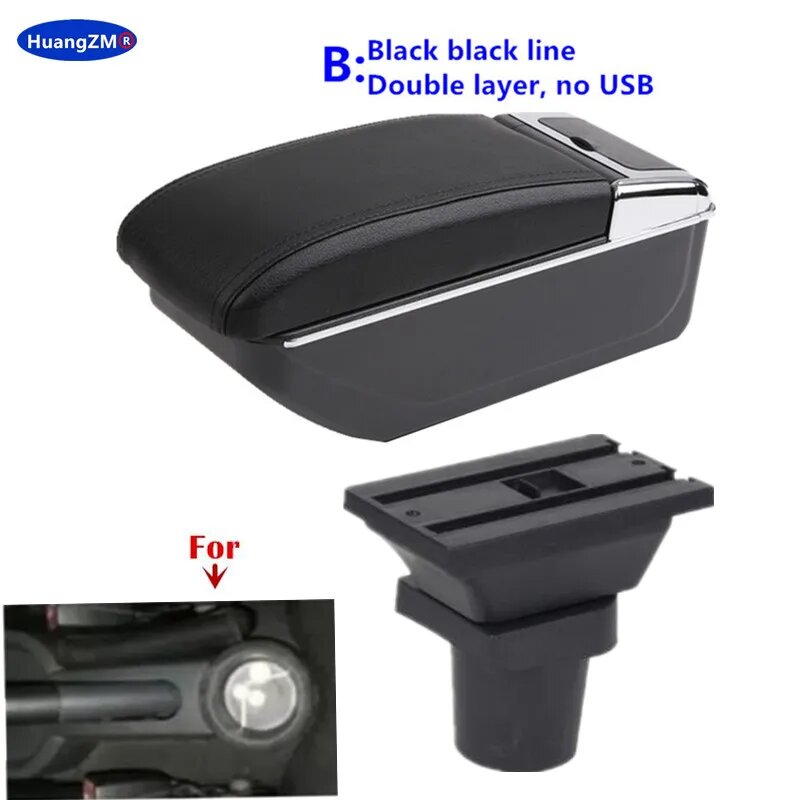 Для Mitsubishi Colt Z30 подлокотник для Mitsubishi Colt автомобильный B black line NO USB