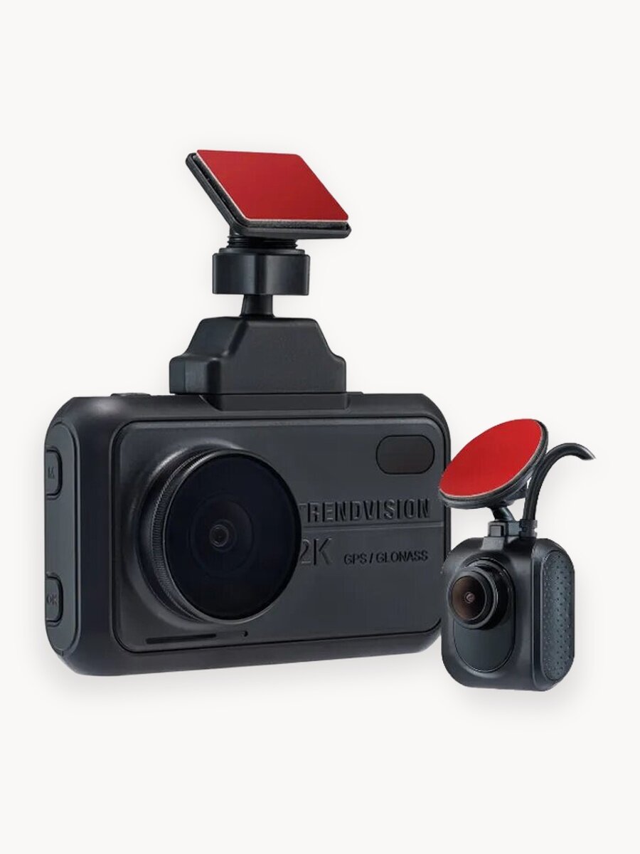 2К видеорегистратор с задней Full HD камерой, управлением через смартфон, матрицей SONY, GPS/ГЛОНАСС, CPL-фильтр