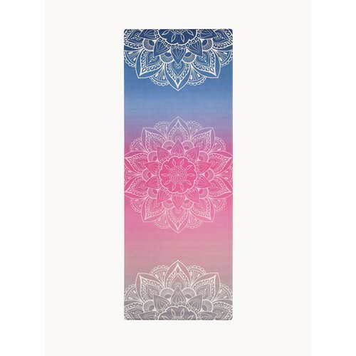 Тонкий легкий коврик для йоги Sunrise 185*68*0,1 см из микрофибры и каучука