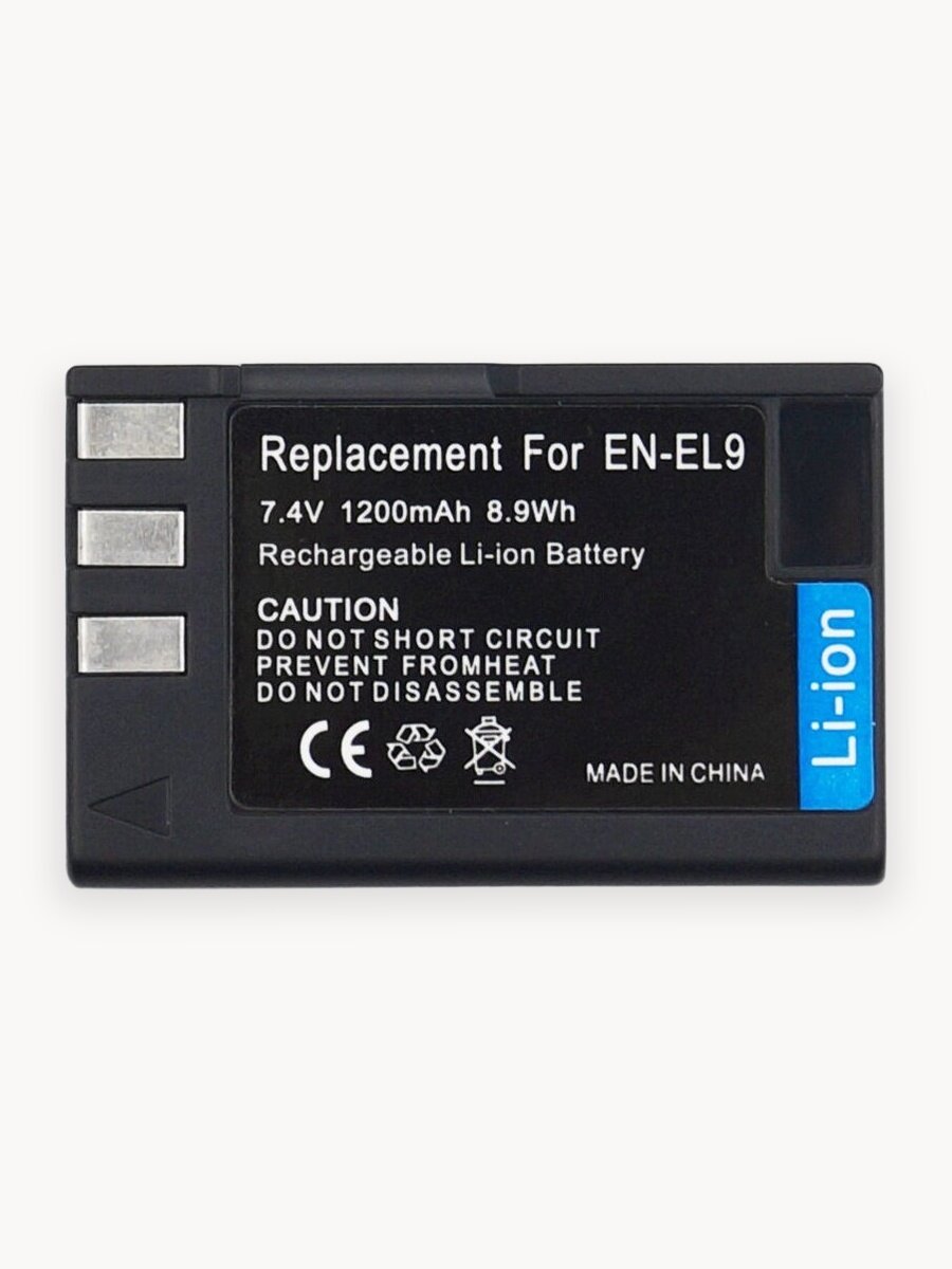 Аккумулятор EN-EL9 для камеры Nikon D60 / MH-23 / D40X (1200mAh)