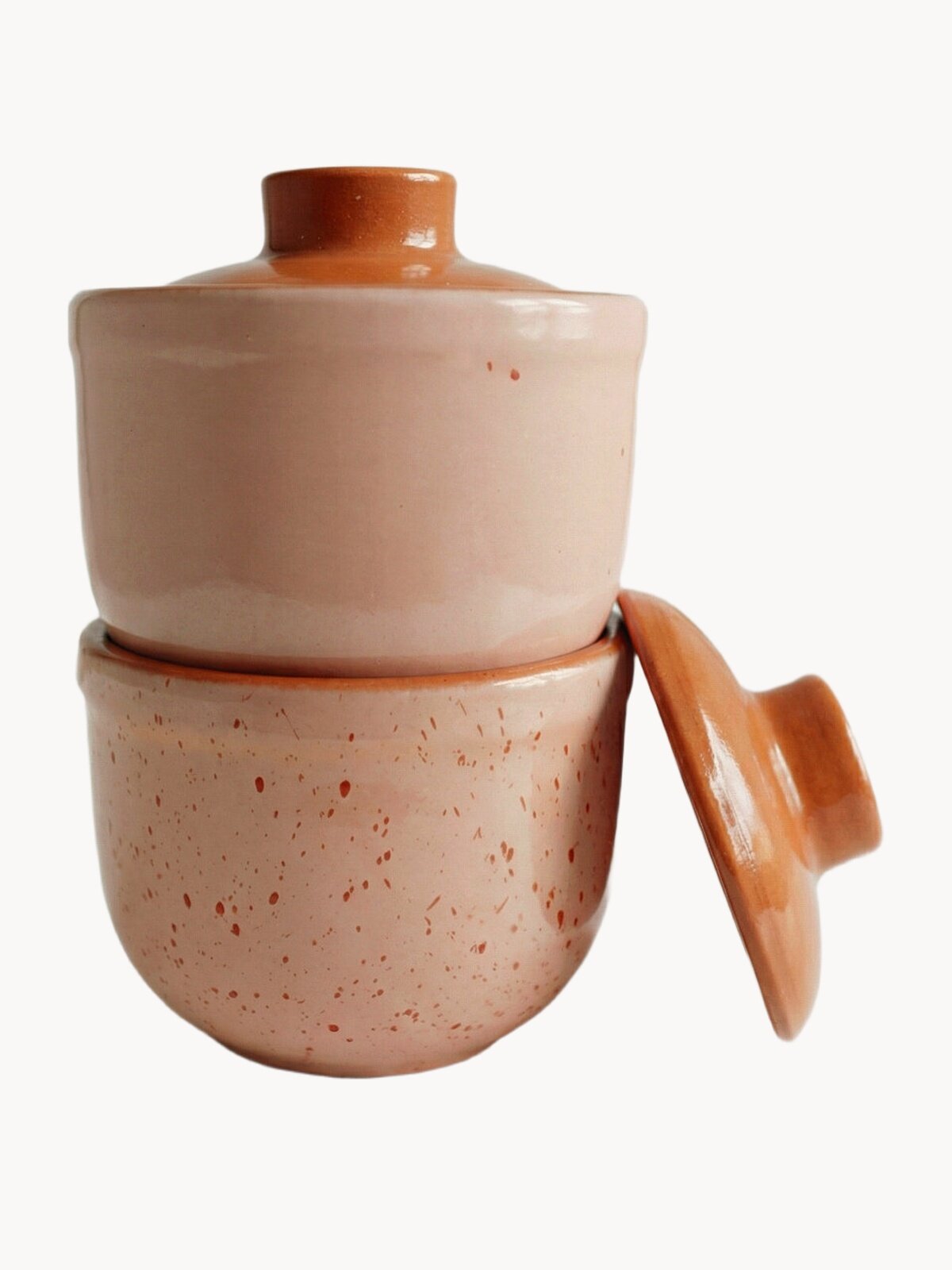 Горшочки для запекания в духовке, форма для выпечки, жульена, 350мл "ColorLife" набор 4шт, керамика