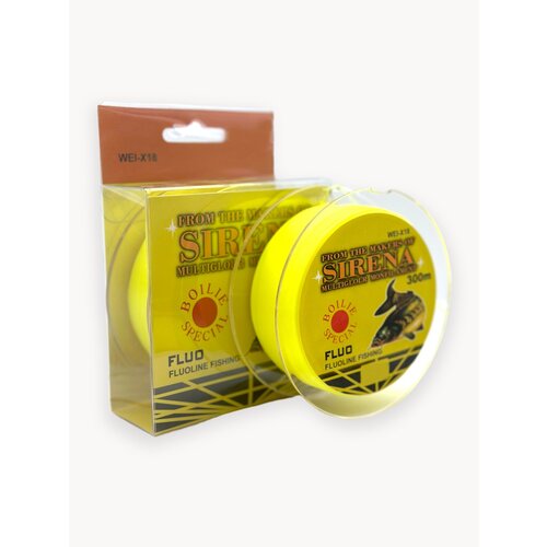 Леска рыболовная монофильная, разрывная нагрузка 32.4кг, диаметр 0,45мм, длина 300м