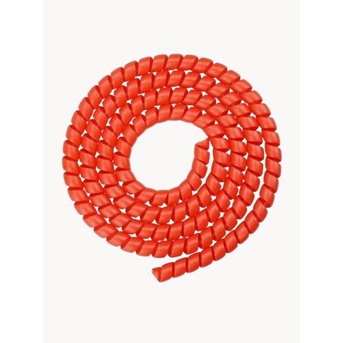 Защитная оплётка спиральная 160 см красная