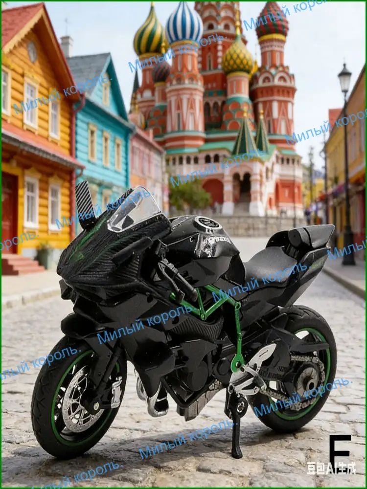 Мотоцикл модельный масштаб 1:18 черный матовый коллекционная игрушка для фанатов техники и гонок — фото 1