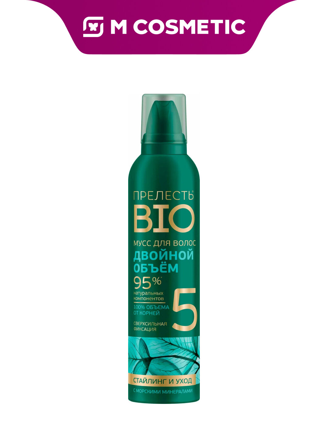 Био мусс для волос "Прелесть" ССФ "Морские минералы", 160 мл