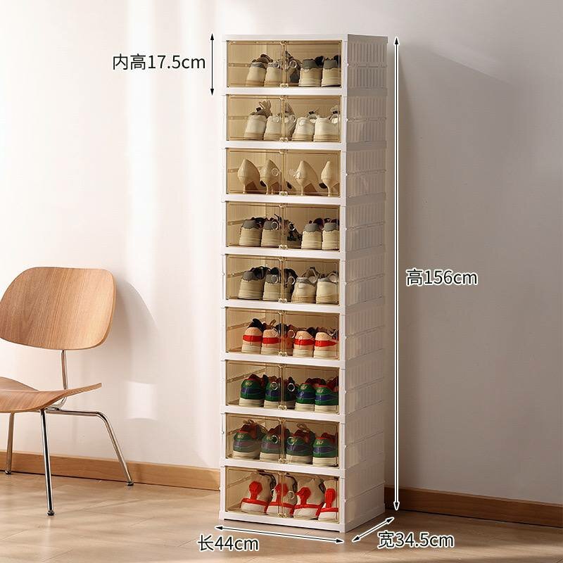 Пластиковый складной обувница шкаф-трансформер, комод, кухни и ванной комнаты 9x