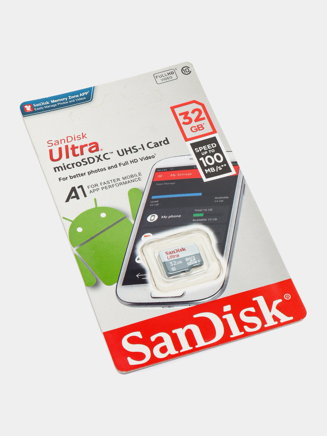 Флеш-карта SanDisk Ultra Micro SD 32 ГБ для видеорегистратора — фото 1