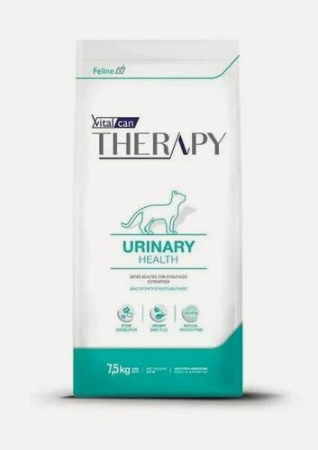 Изображение товара Vitalcan сухой корм Therapy Feline Urinary Care с курицей для взрослых кошек, при МКБ, 7,5 кг