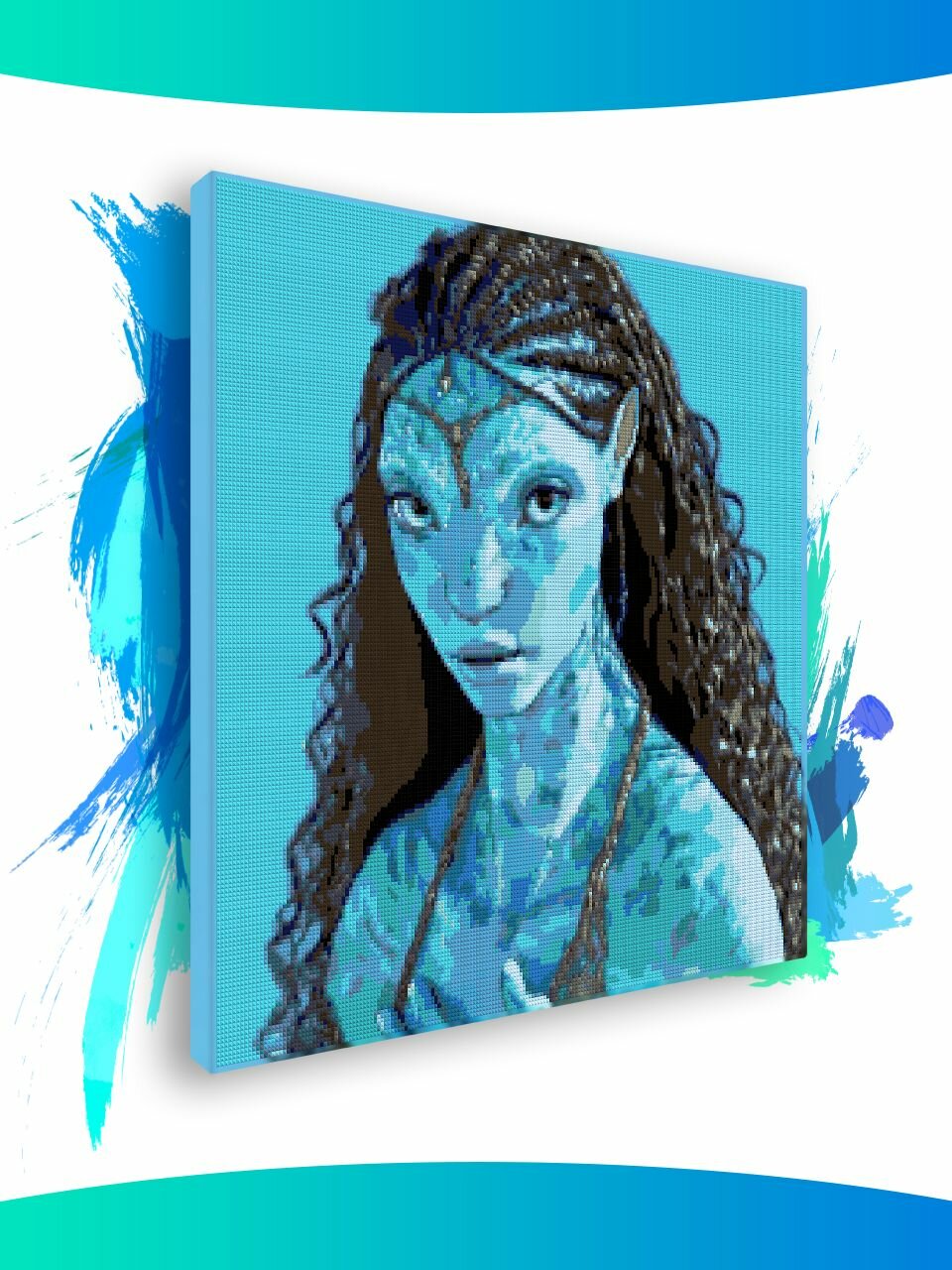 Алмазная мозаика на подрамнике - вышивка - Аватар - Цирея 50 х 50 см