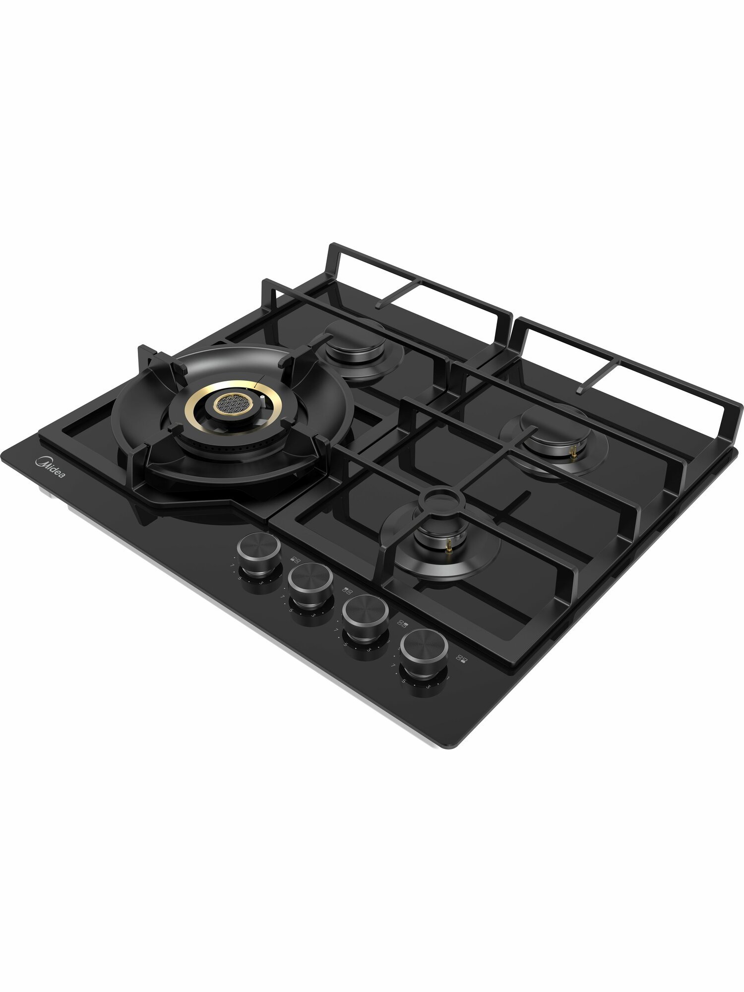 Встраиваемая газовая панель MIDEA MG697VGB, официальная гарантия — фото 1