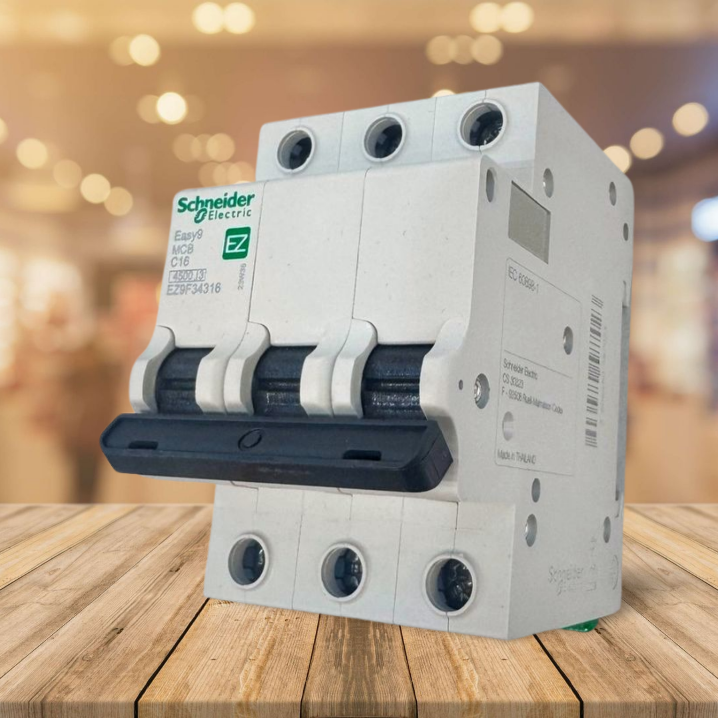 Easy9 3P 16A C 4.5kA Schneider avtomatik o'chirgichi — фото 1