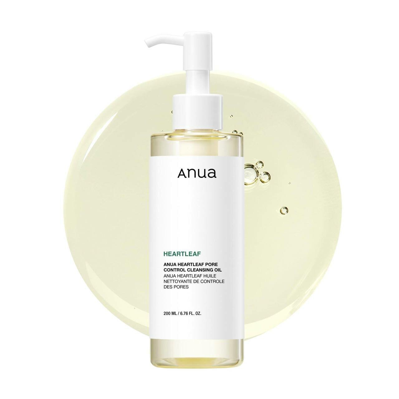 Гидрофильное масло Anua Heartleaf Pore Control для глубокого очищения пор, 200 мл
