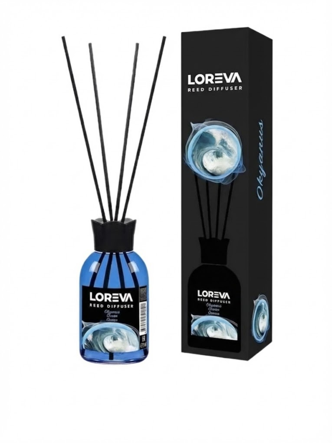 Аромадиффузор Lorena Ocean: Парфюм для дома с палочками Ароматизатор для дома — фото 1