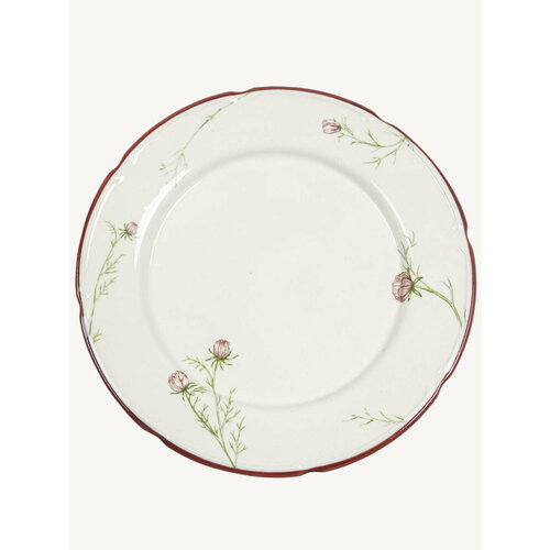 Тарелка закусочная Дымов Керамика Космея утро 0700 диаметр 20 см керамика 3398₽