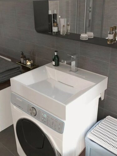 Изображение товара Раковина над стиральной машиной Uperwood Top 60х55х11 см, белая