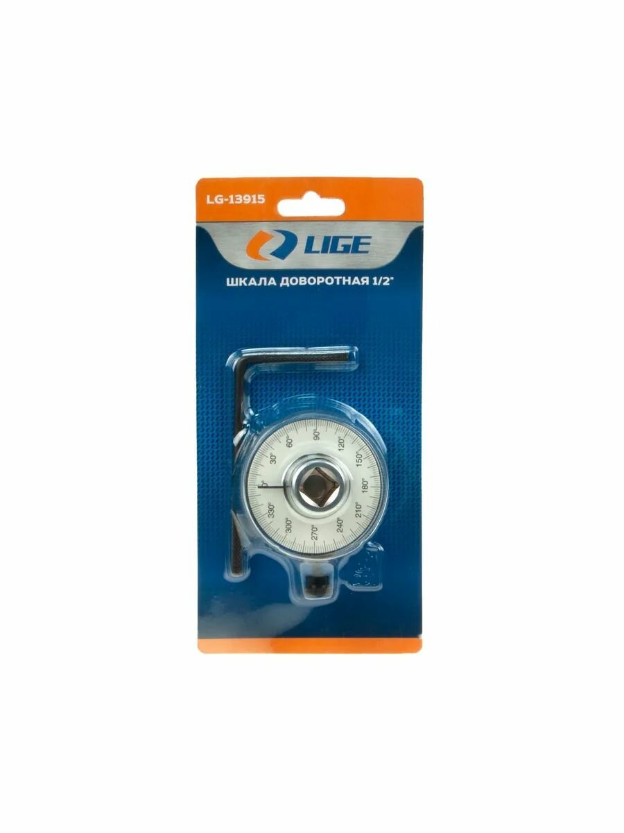 Шкала доворотная 1/2" (0-360 , 2 , 52х100мм), LG-139158