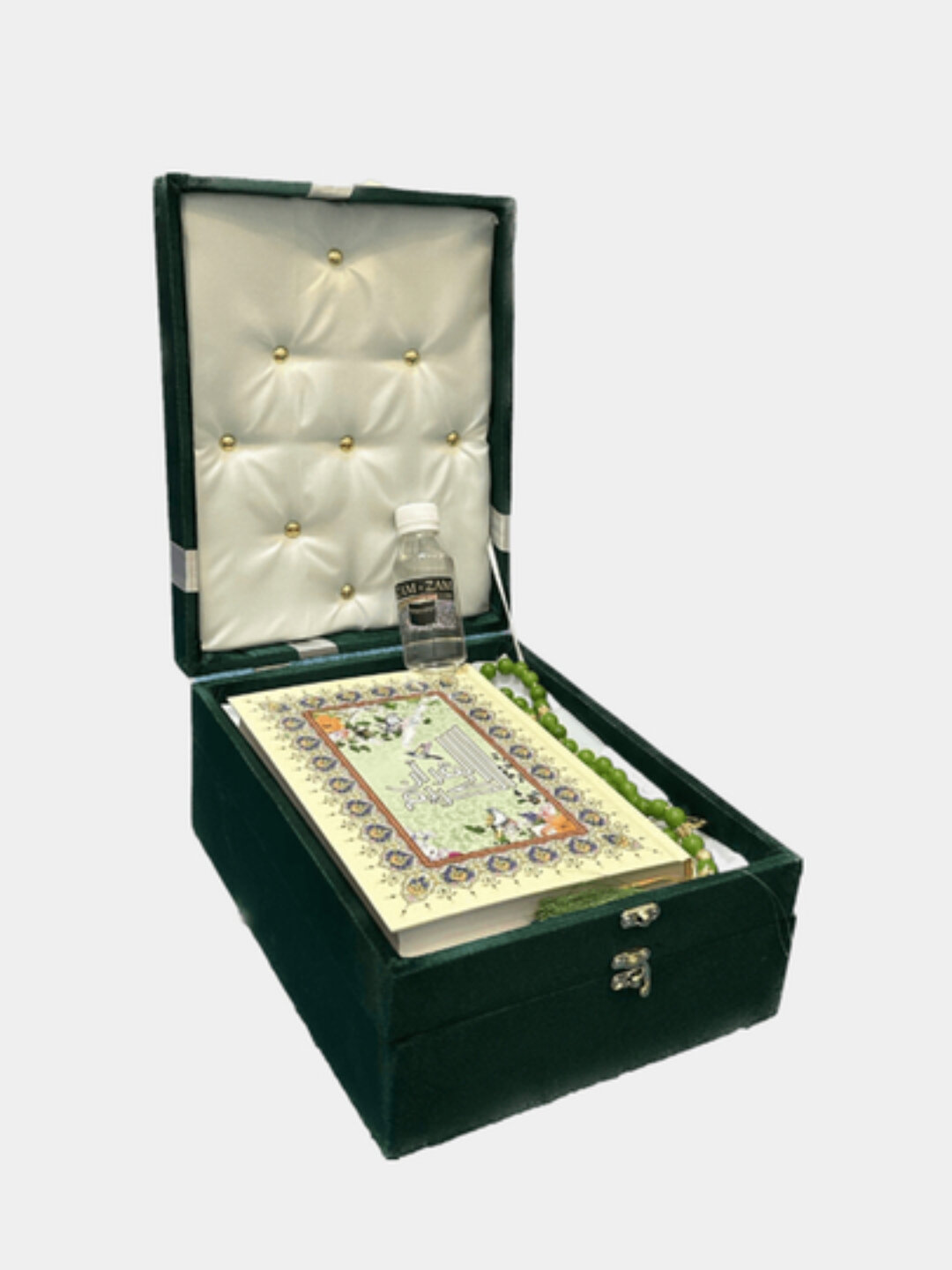 Религиозный набор, двухслойный, с четками и книгой, в подарочном боксе