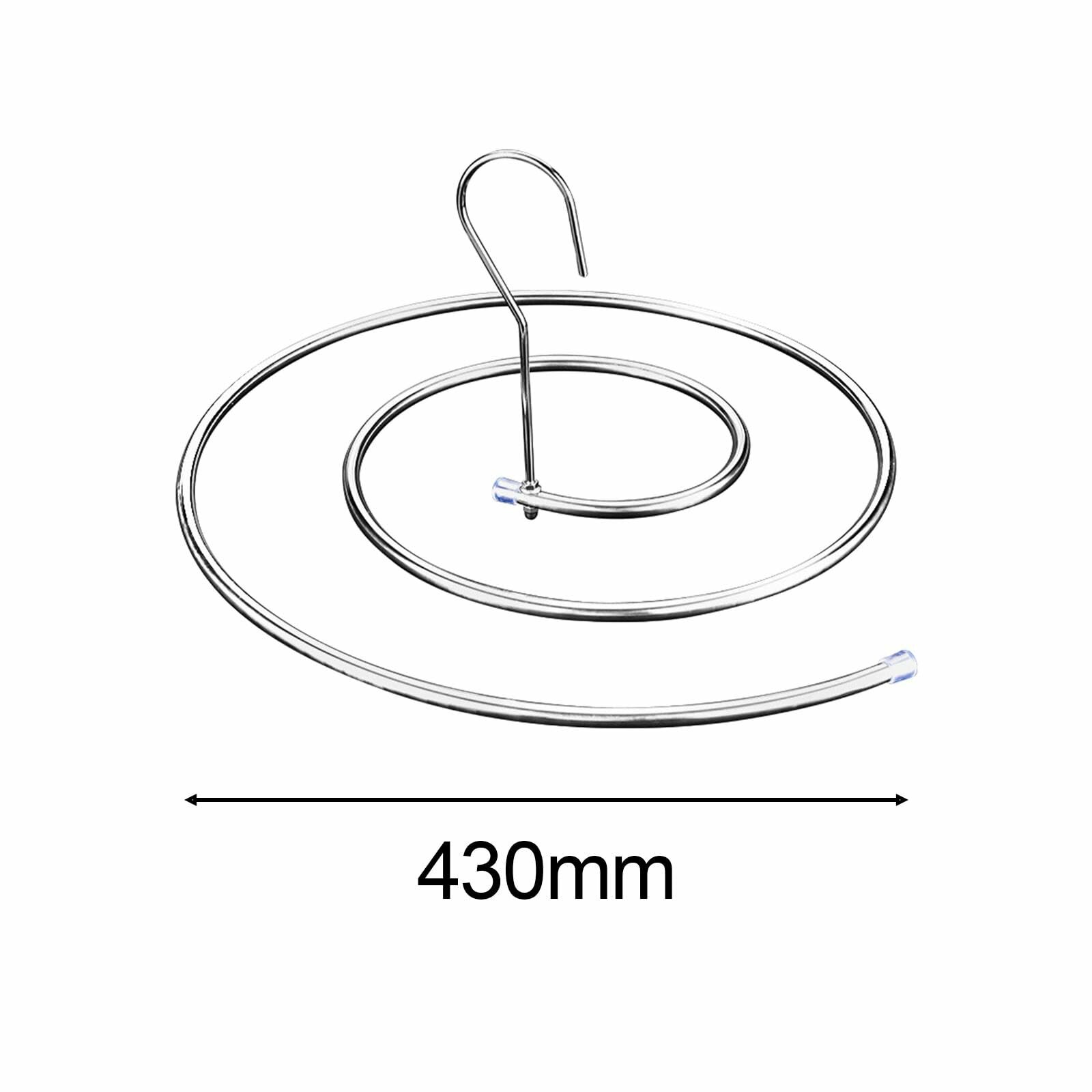 Компактная сушилка для постельного белья и одежды – нержавейка, 42×17 см