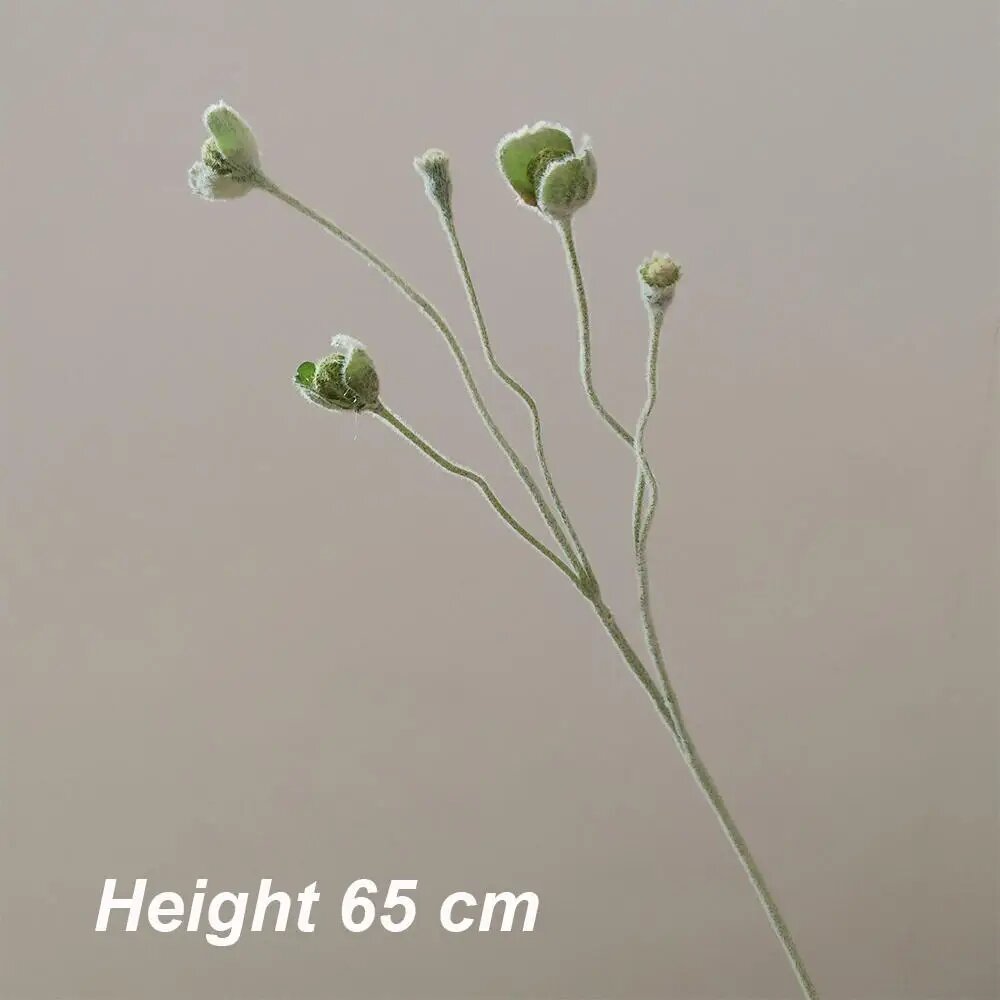 Искусственные цветы мака, цвет Flower Buds, 65 см