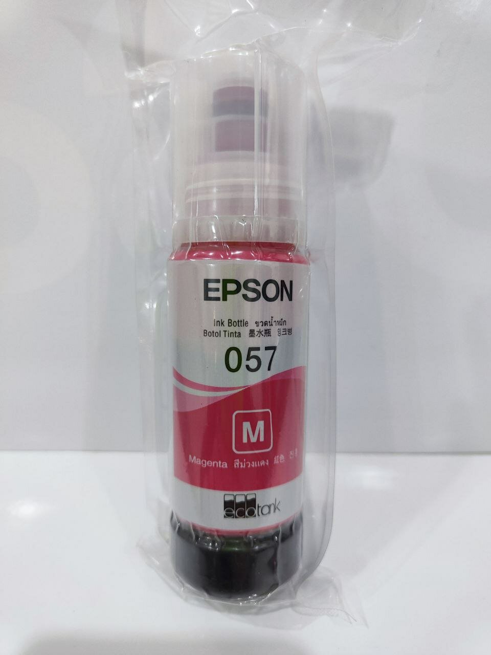 Чернила Epson 057 Magenta для фотопринтеров Epson серии L, повышенной светостойкости к выцветанию, 70 мл
