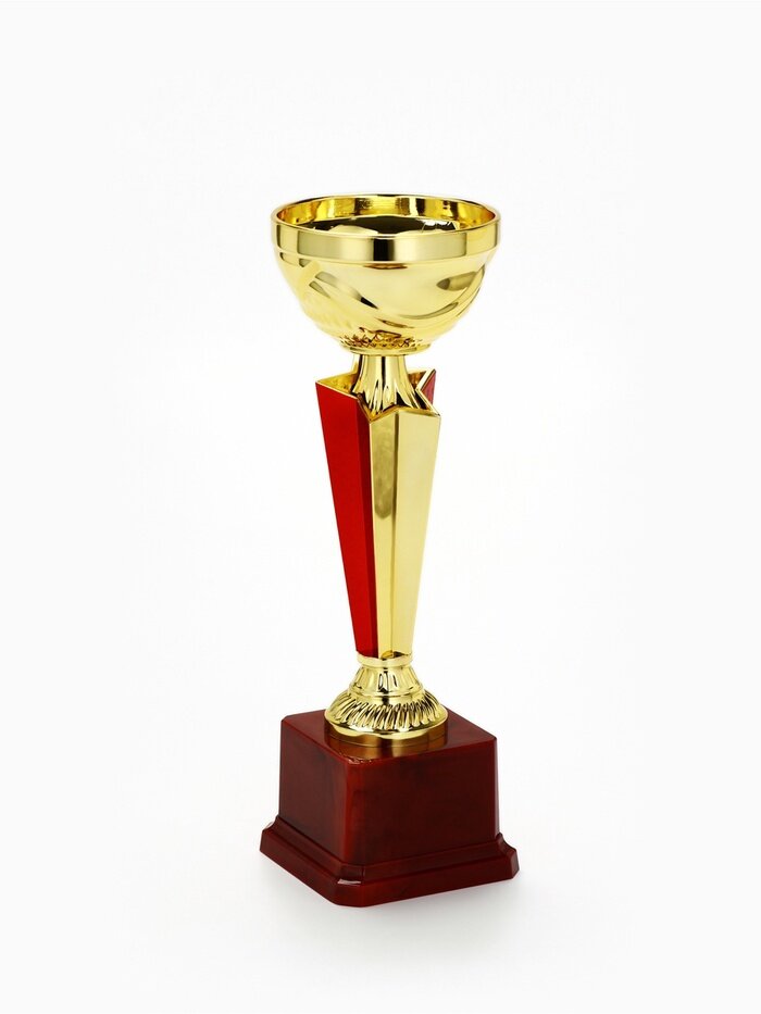 Кубок 196С, наградная фигура, золото, подставка пластик, 23.6×7.5×7.5 см