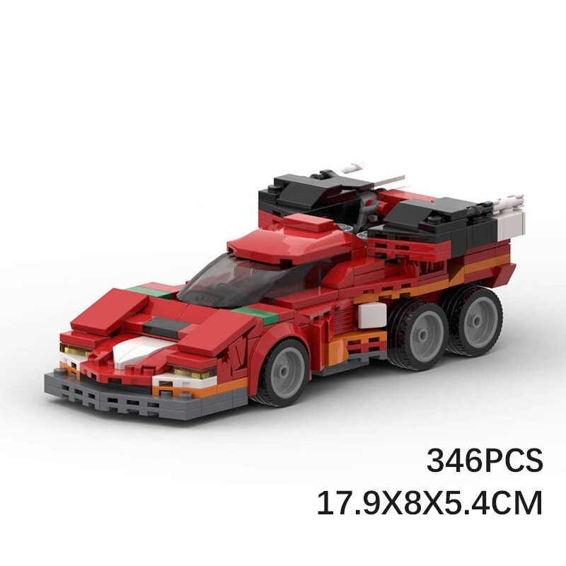 Подарок в виде модели строительного блока MOC